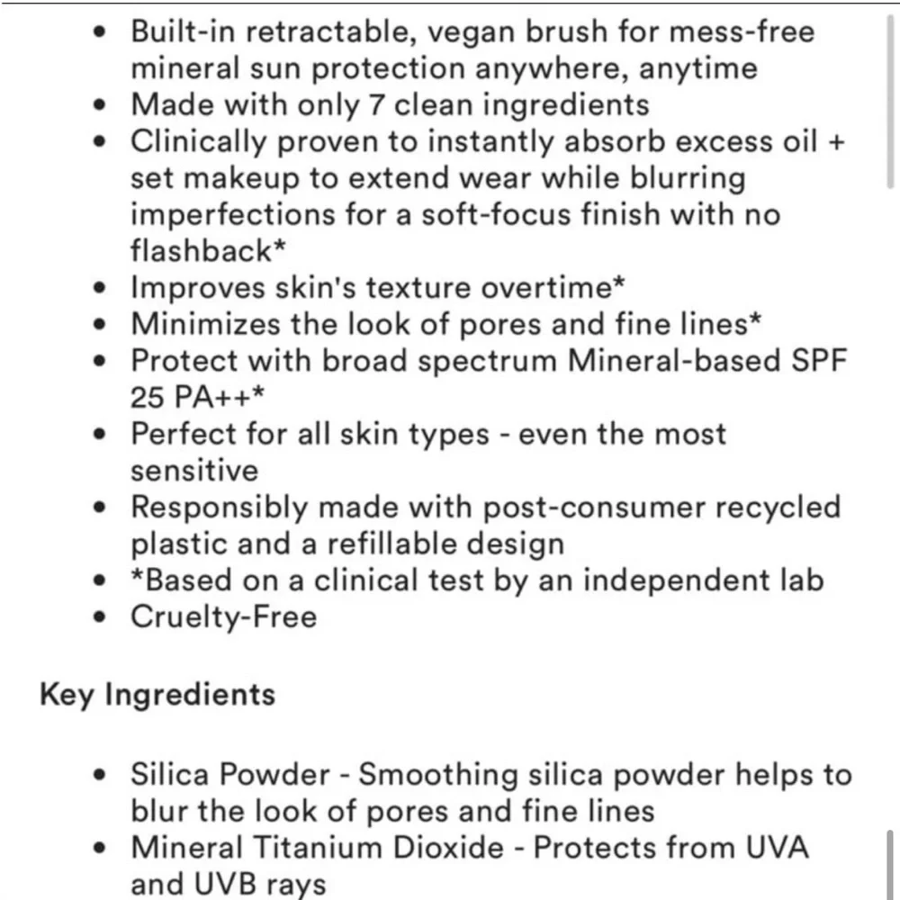 BareMinerals Original Mineral Veil Loose Powder & Brush Translucent SPF25 NEW - Picture 16 of 16